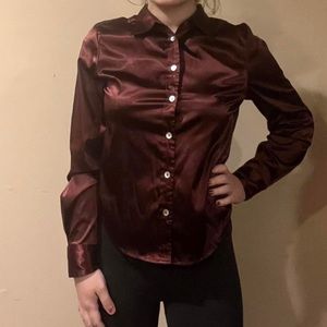 Vintage Long Sleeve Collared Blouse